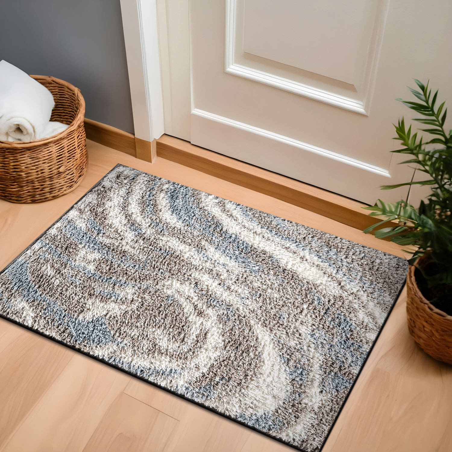 Rugshop Shag Rug Living Room Rugs Bedroom Entryway Area Carpets Rugs for Sale
