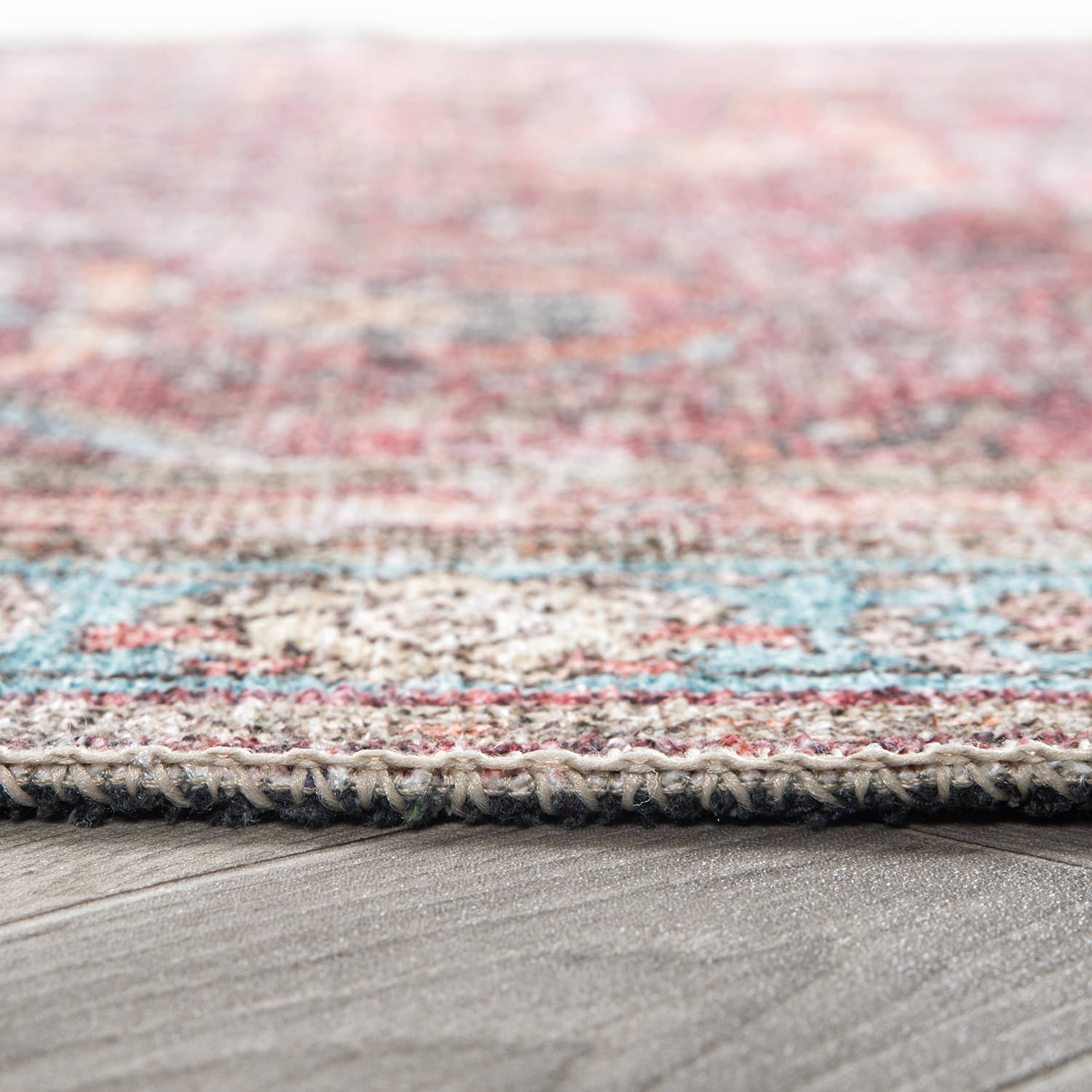 Rugshop Living Room Rugs Distressed Vintage Bordered Machine Washable Area Rugs - Picture 4 of 75