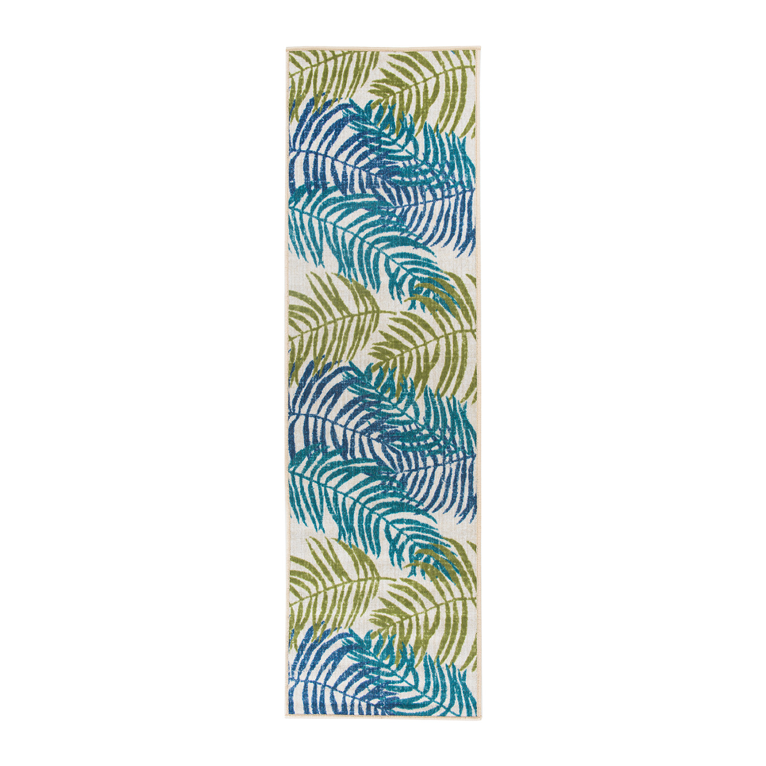 Rugshop Outdoor Rug Floral Leaves Flat Weave Indoor/Outdoor Rug Patio Carpet - Picture 8 of 122