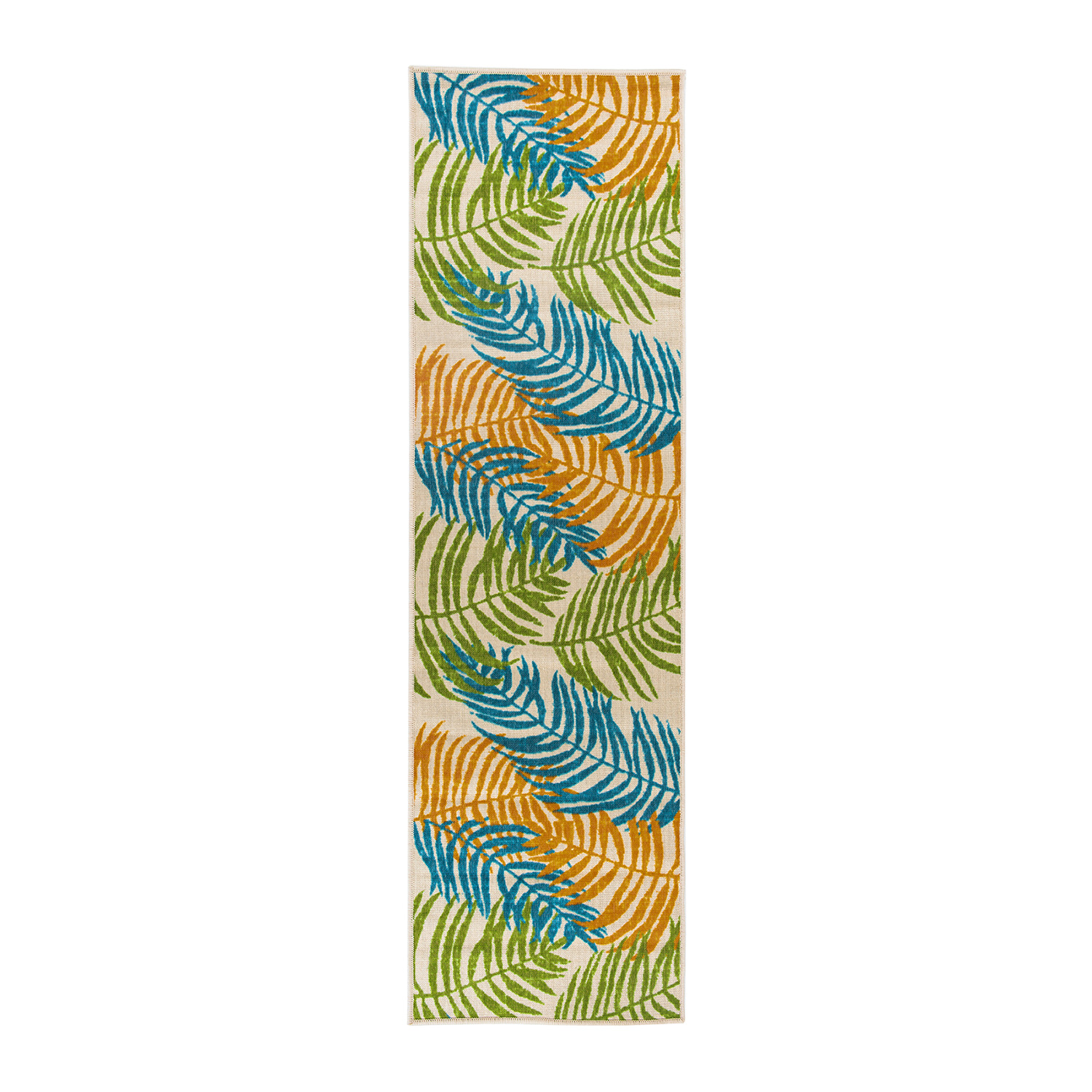 Rugshop Outdoor Rug Floral Leaves Flat Weave Indoor/Outdoor Rug Patio Carpet - Picture 74 of 122