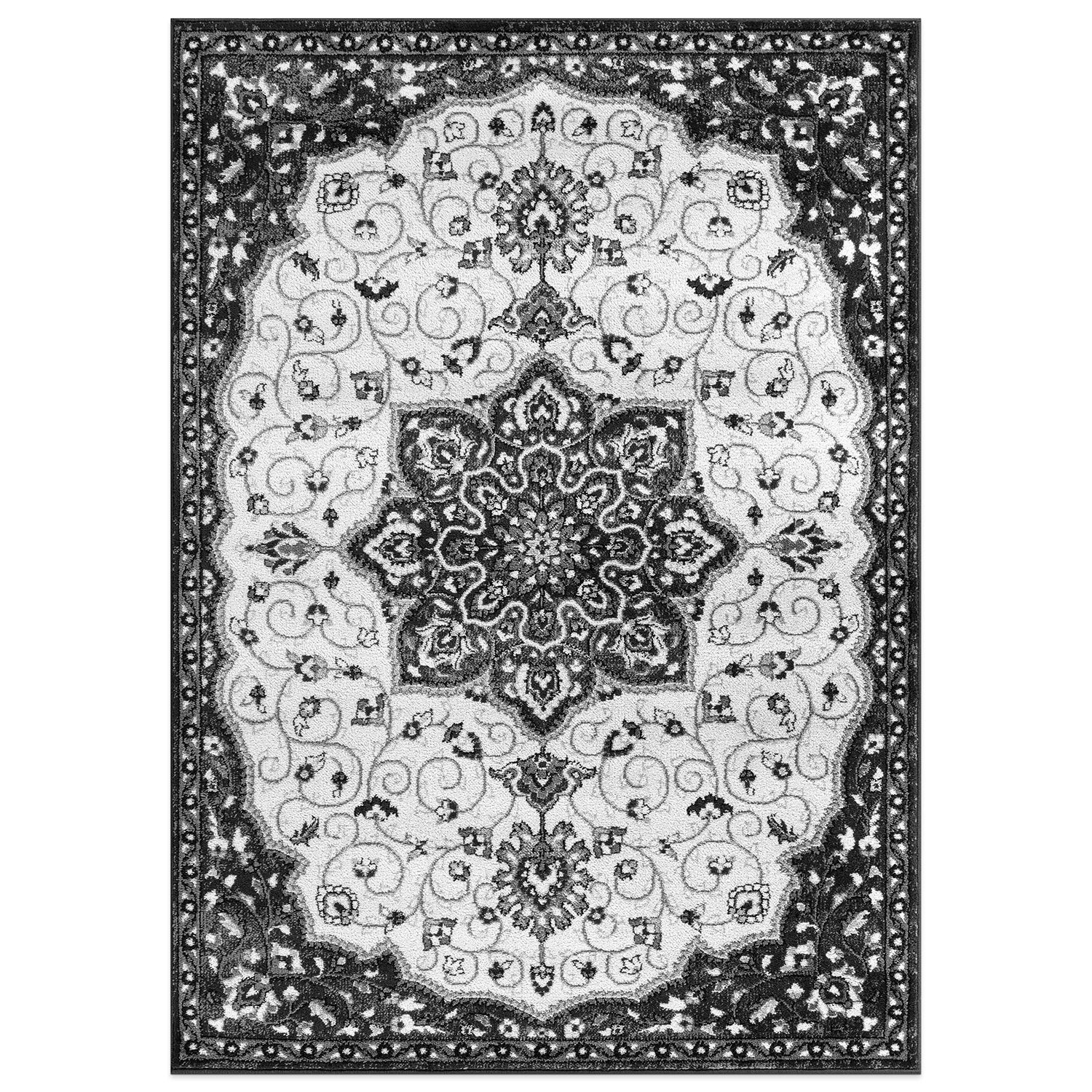Traditional Oriental Medallion Area Rug Turkish Style Carpet Runner Mat ...