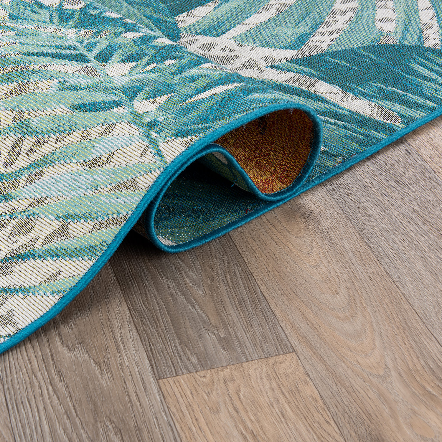 Rugshop Outdoor Rug Tropical Floral Indoor Outdoor Rugs Outdoor Carpet for Patio - Picture 7 of 30