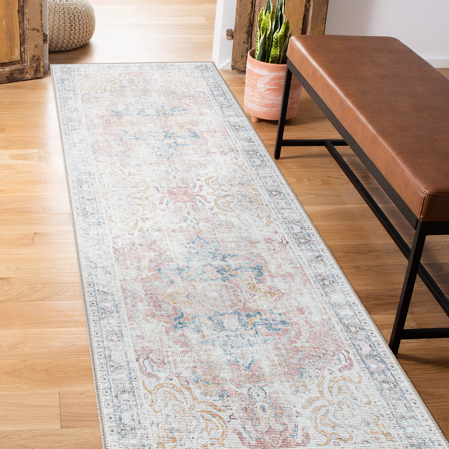 Rugshop Rugs for Living Room Bohemian Transitional Machine Washable Area Rugs - Picture 29 of 83