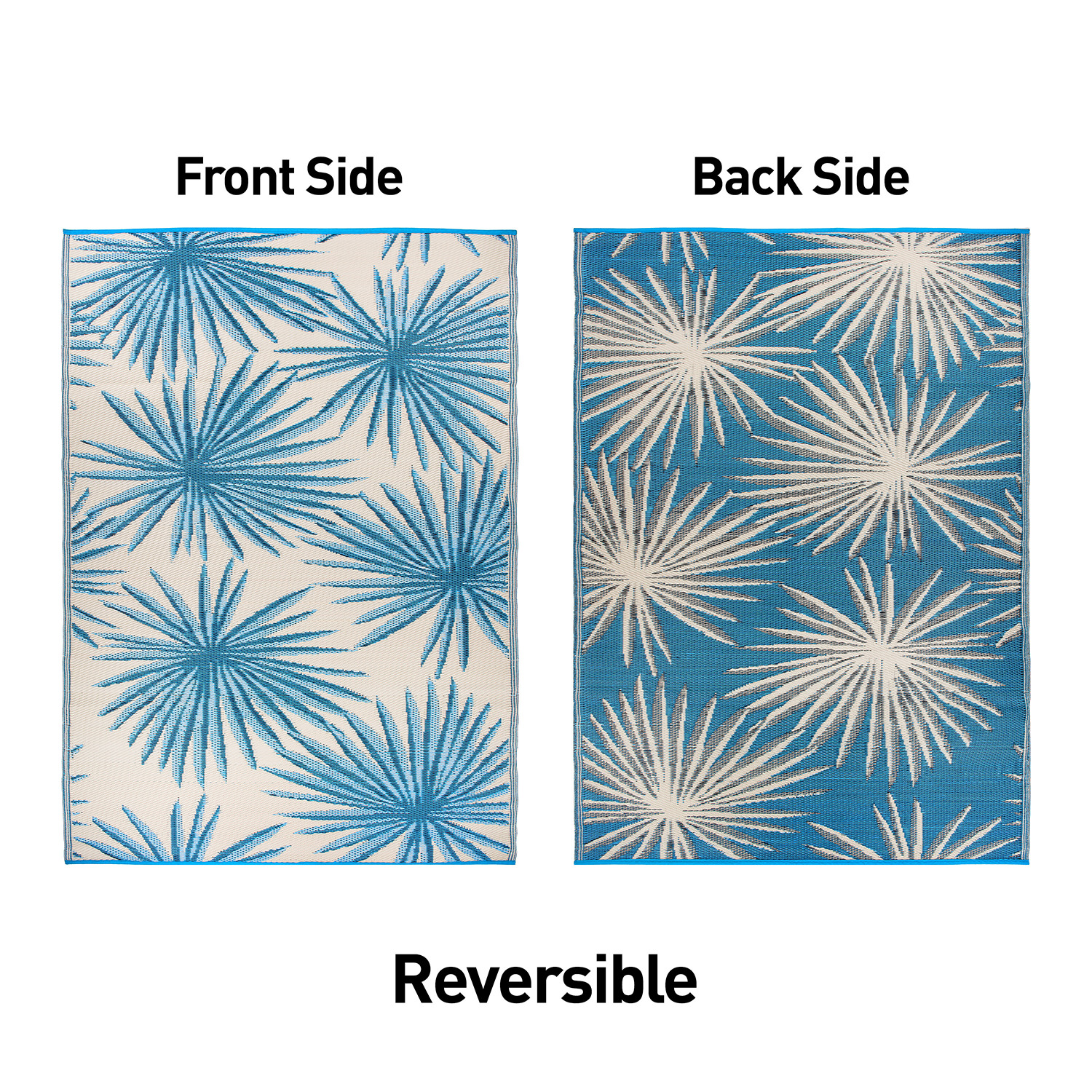 Rugshop Outdoor Rug Stripe Shade Reversible Plastic Patio Outdoor Rugs for Porch - Picture 51 of 120