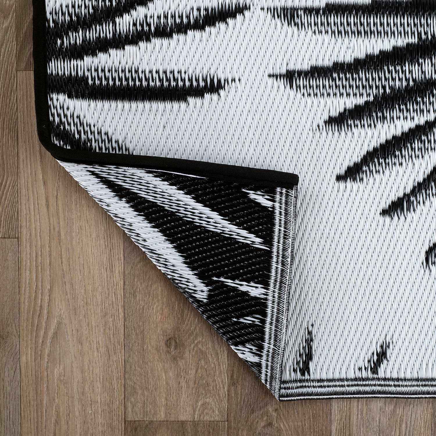 Rugshop Outdoor Rug Stripe Shade Reversible Plastic Patio Outdoor Rugs for Porch - Picture 11 of 120