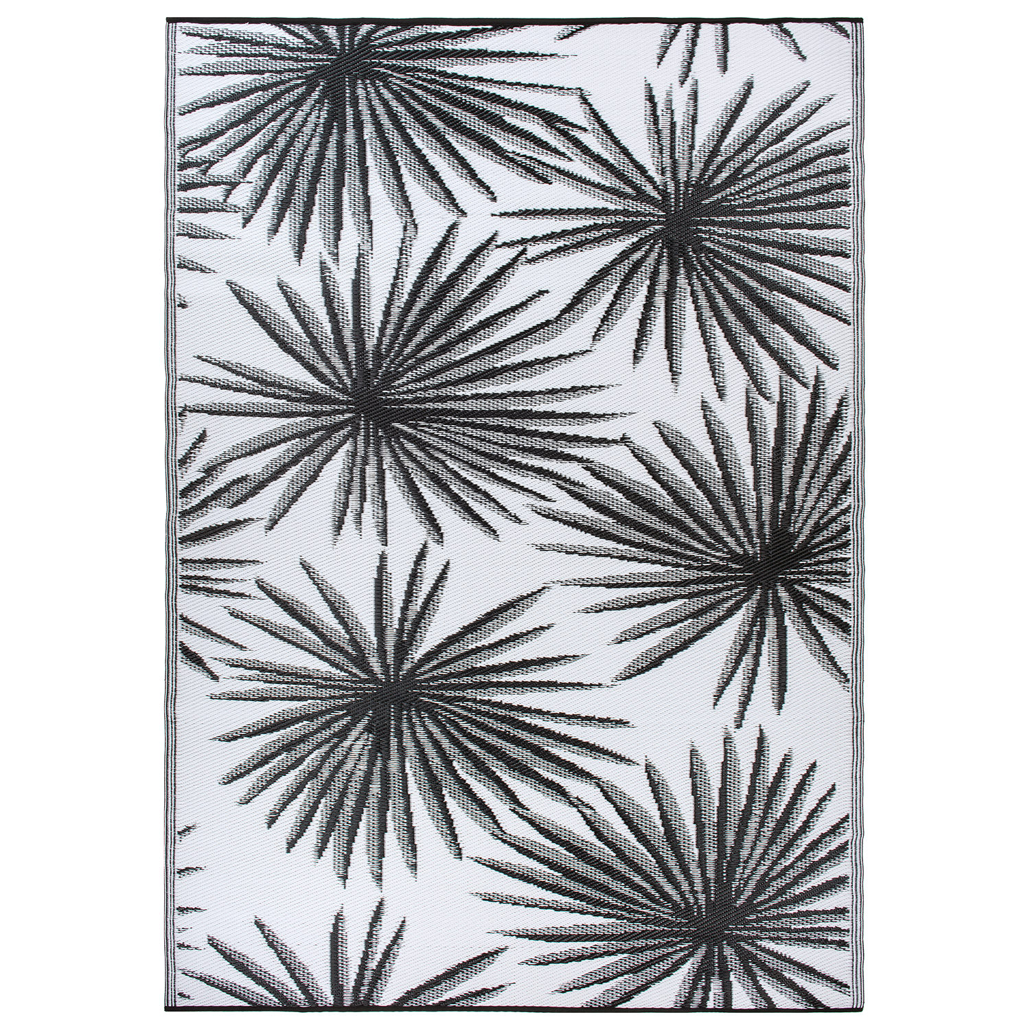 Rugshop Outdoor Rug Stripe Shade Reversible Plastic Patio Outdoor Rugs for Porch - Picture 9 of 120
