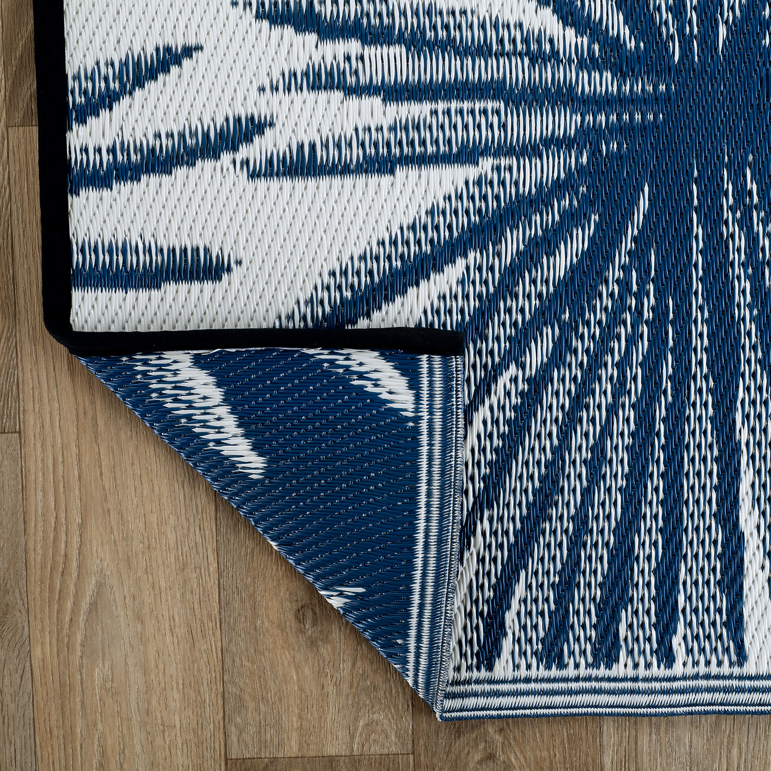 Rugshop Outdoor Rug Stripe Shade Reversible Plastic Patio Outdoor Rugs for Porch - Picture 91 of 120