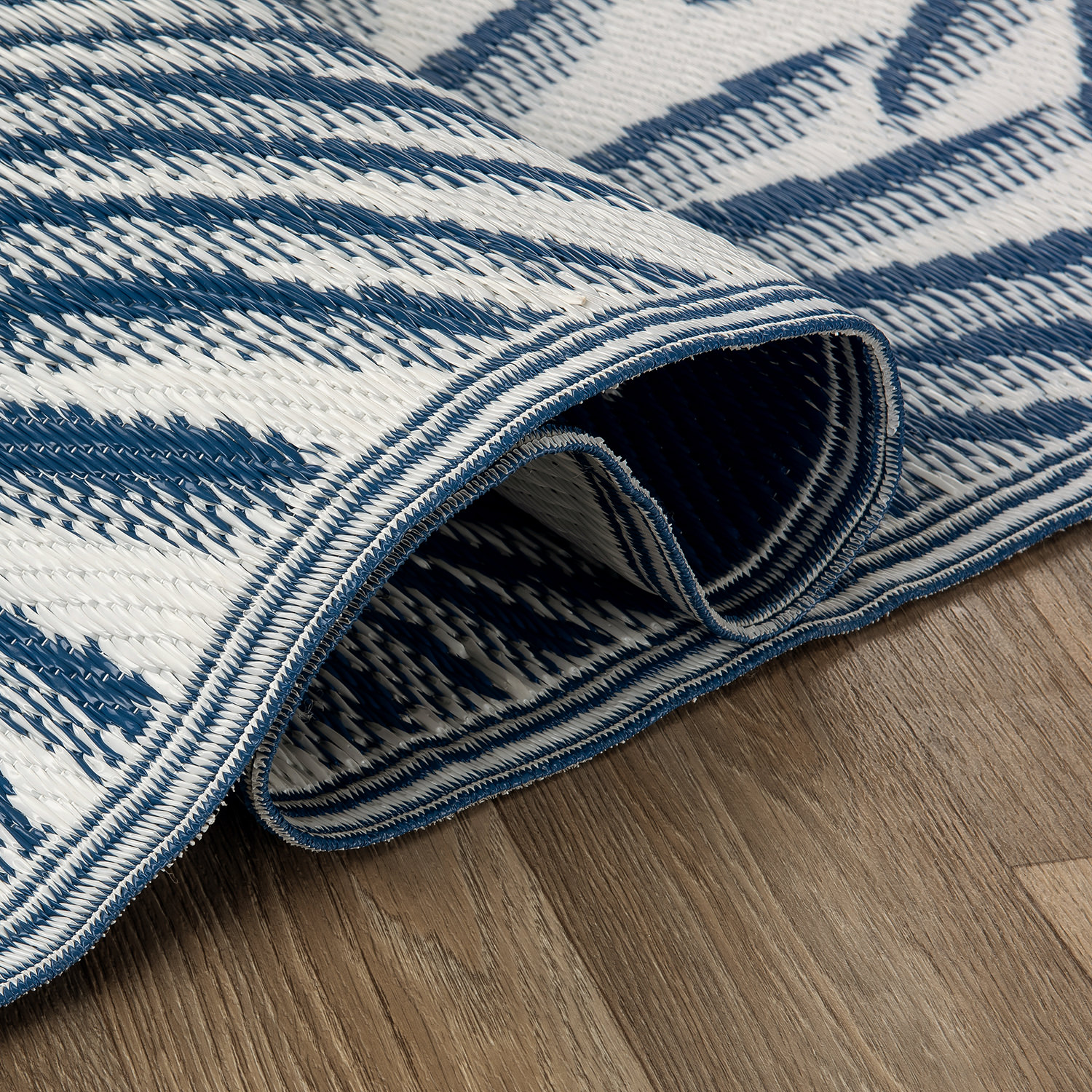 Rugshop Outdoor Rug Stripe Shade Reversible Plastic Patio Outdoor Rugs for Porch - Picture 92 of 120